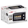Clatronic MB 3746 Mini-four, capacité 8 litres, chauffage de voûte et de sole, minuterie 60 minutes avec signal de fin de cuisso