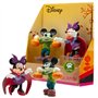 Bullyland 15082 - Walt Disney Mickey et Minnie en Costume d'halloween - Figurines peintes à la Main - sans PVC pour garçons et F