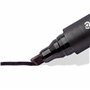 Staedtler Lumocolor Permanent, Marqueurs permanents multi-surfaces à pointe biseau, Encre résistante à l'eau et aux UV, Étui che