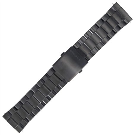 Diesel Bracelet De Montre 26mm Métal Noir - DZ-4309