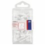 REV Ritter 0508096555 Lot de 25 Attaches-câbles Blanc 9 mm
