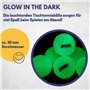 Best Sporting Lot de 6 balles de Tennis de Table Amusantes - Glow in The Dark