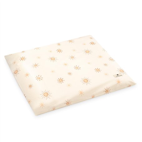 Julius Zöllner Housse pour matelas à langer en coton bio - Sunshine - Taille 85 x 75 cm