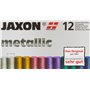 Honsell 47410 Jaxon Lot de 12 pastels à l'huile 2 x 6 couleurs métallisées dans un étui en carton