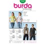 Burda 7810 Patron de couture pour gilet (homme et femme)
