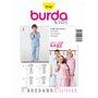 Burda B9747 Patron de Couture Pyjama 19 x 13 cm