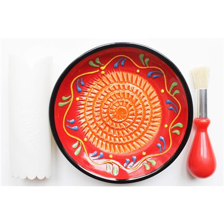 Ensemble Josko d'assiettes à râper pour l'été - Assiette à râper en céramique