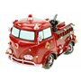 Kremers Schatzkiste Grande Tirelire Nostalgie Camion de Pompiers avec Bouchon à vis Figure Tirelire