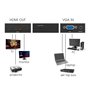 MAXTRACK CS40L Convertisseur VGA vers HDMI - Adaptateur VGA vers HDMI, Plug & Play, 1080p/60 Hz Full HD, VGA vers HDMI - Compati