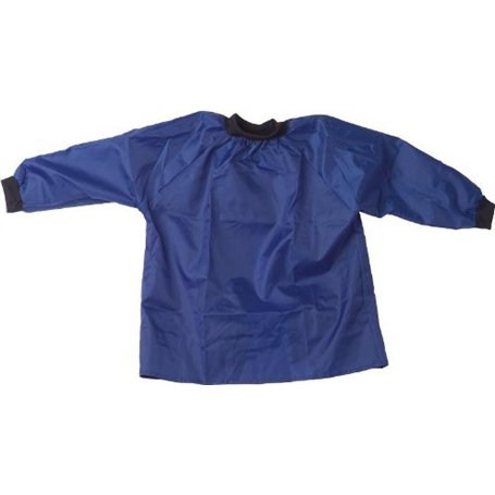Blouse en Nylon pour enfant - Taille: 7-12 ans - Bleu - Pratique et tres efficace contre les taches