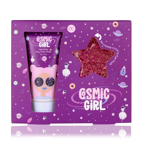 Ensemble de soins du visage Accentra "COSMIC GIRL " dans un emballage cadeau tendance