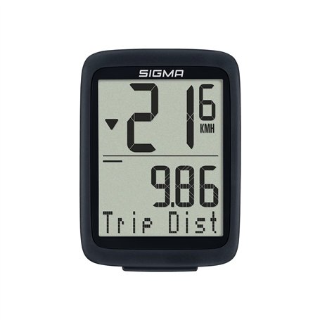 Sigma BC 8.0 WR| Compteur de vélo avec 8 Fonctions | Compteur de vélo avec câble | Compteur de vélo étanche Facile à Utiliser av