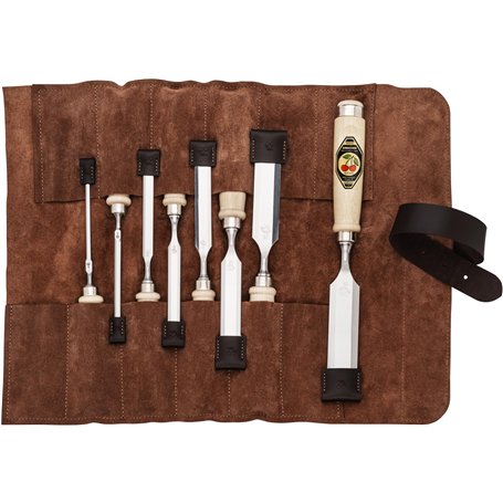 KIRSCHEN Jeu de ciseaux à bois - Lot de 8 ciseaux à bois (4