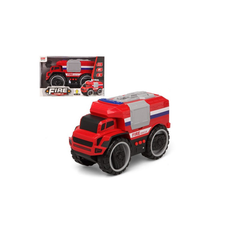 Camion de Pompiers Rescue Rouge