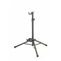 K&M 149/2 Pied de Ténor Noir - Pieds pliables - Hauteur jusqu'à 105 cm - convient pour baryton et cor alto