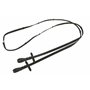 KERBL Rênes Anti-Dérapants pour Cheval Noir 15mm 1 Unité