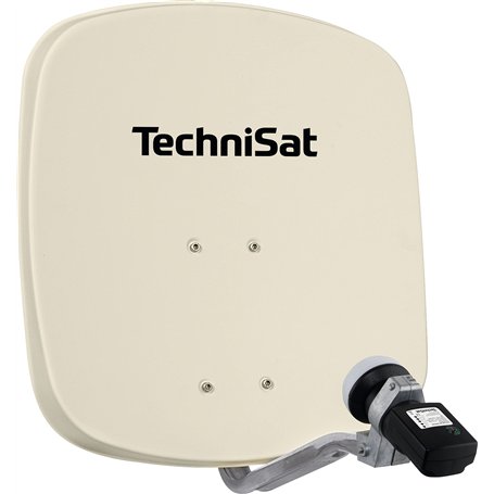 TechniSat DIGIDISH 45 – Antenne Satellite pour 1 utilisateur (Petite Installation Satellite de 45 cm - kit Complet avec Support