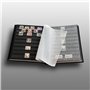 Prophila Collection 64 pages noires - Album pour timbres - Couverture matelassée verte