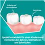 Odol-med3 Lot de 4 dentifrices dentifrice junior pour enfants à partir de 6 ans pour protéger les dents de lait et les dents per