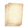 Edition Seidel - Papier à lettre vintage de qualité supérieure - 25 feuilles - Format A4 - 120 g/m² - Papier à lettre médiéval -
