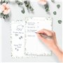paper&you® A5 TO-DO Bloc Notes [feuille d'or] 50 pages avec espace sur le verso - durable et respectueux au climat