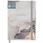 paper&you® Carnet d'adresses A6+ avec onglet A-Z « Grey Marble » Livre pour contacts