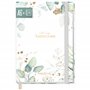 paper&you® Carnet d'adresses A6+ avec onglets A-Z et papier de qualité supérieure 120 g/m² « Feuille d'or » pour contacts