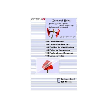 Pochettes de plastification à chaud