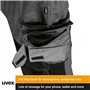 Uvex Tune Up Pantalons de Sécurité,Gris,52