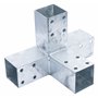 Connex HV4249 Connecteur de Poteau 305 x 185 x 185 mm pour Bois de 71 x 71 mm