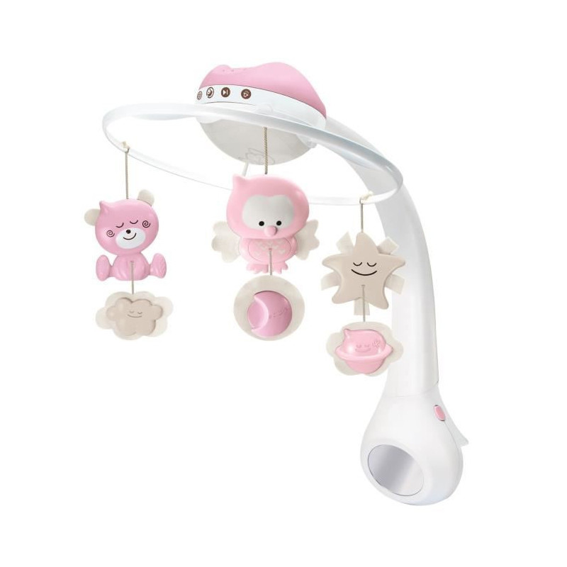 Infantino Mobile Fille Douce Nuit 3 en 1 Rose