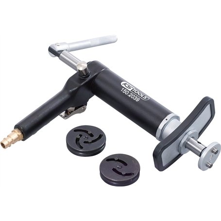 KS TOOLS 150.1925 - Repousse Piston Pneumatique avec Coupelles Universelles - Frein Pneumatique Droite et Gauche - Adaptateur Un