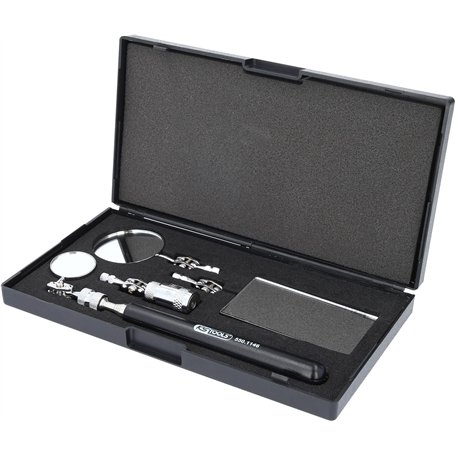 KS Tools 550.1145 Lot de 5 miroirs d'inspection flexibles