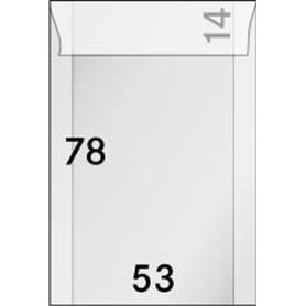 LINDNER Das Original Sachets Cristal 53 x 78 + 14 mm - Paquet de 500 LINDNER Das Original Sachets Cristal 53 x 78 + 14 mm - Paquet de 500