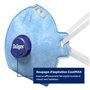 Dräger X-plore 1720 C V Masque FFP2 avec valve expiratoire fabriqué en France | Lot de 10 masques de protection respiratoires an