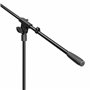 Adam Hall Stands S 5 BE - Pied Microphone noir avec perche