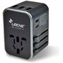 LEICKE Adaptateur Chargeur de Voyage Universel 33.5W pour différents appareils routeurs (US/EU/UK/AU Plus 224 Pays)