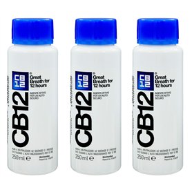 CB12 Renforcement de la dentition 250ML PACK DE 3 Menthe / Menthol Bain de bouche