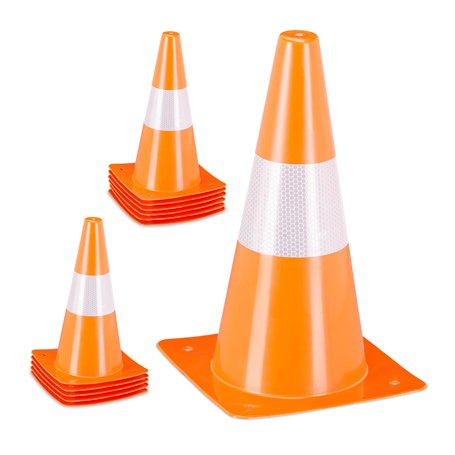 Relaxdays Cône de signalisation