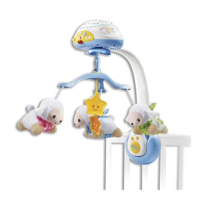 Image secondaire de Vtech - Vtech Baby - Mobile Lumi Mobile Compte-Moutons Bleu