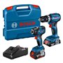 Bosch Professional Combo-Kit GDR 18V-200 + GSB 18V-45 (avec 1 batterie 2
