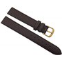 myledershop 15mm Cuir de veau bracelet de montre Made in Germany en marron avec boucle en or MJ-Design-Germany incl instructions