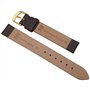 myledershop 15mm Cuir de veau bracelet de montre Made in Germany en marron avec boucle en or MJ-Design-Germany incl instructions