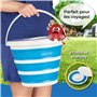 Toyfel Jeu de Dés XXL Chuck Bois de Pin Certifié FSC® - Jeu Intérieur & d‘Extérieur Enfants & Adultes – Jeu 6 Dés Géants 9 cm av
