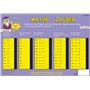 TimeTEX - Tableau magique « Mathematik » – Espace de chiffres jusqu&#039;à 1000 | Tableau de calcul avec contrôle de soi pour apprend
