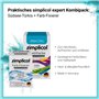 simplicol : Kit Complet Teinture Expert + fixateur : Votre Teinture Express (Paquet 300g + Flacon 90ml) - Turquoise du Pacifique