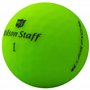 lbc-sports Wilson Staff Dx2 / Duo Soft Optix Balles de Golf - Lot de 24 - AAAAA – Selection Premium – Vert – Finition Mat – Lake