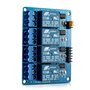 kwmobile 3X Module de Relais 4 canaux - Lot de modules 5V - Carte avec optocoupleur pour microcontrôleur Compatible Arduino Rasp