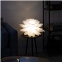 kwmobile Lampe design lotus - Abat-jour XL à monter - Luminaire IQ plafond - Ensemble avec montage plafonnier câble 90cm douille