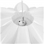 kwmobile Lampe design lotus - Abat-jour XL à monter - Luminaire IQ plafond - Ensemble avec montage plafonnier câble 90cm douille